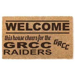 Jardine - Grand Rapids Raiders 18" x 30" Welcome Doormat - Brown