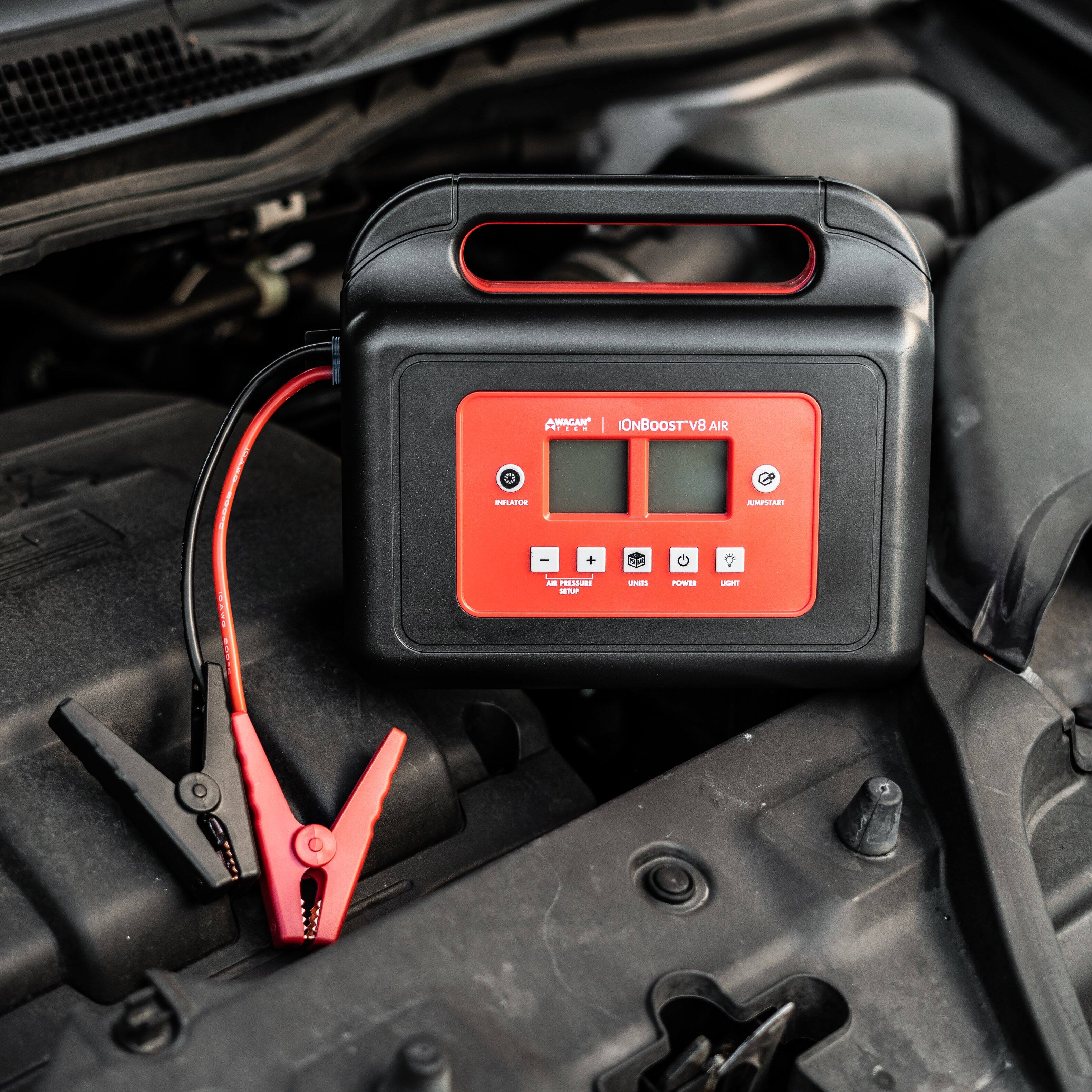 Alt View 14. Wagan Tech - 600 Amp Portable Jump Starter + Air Compressor - Black.