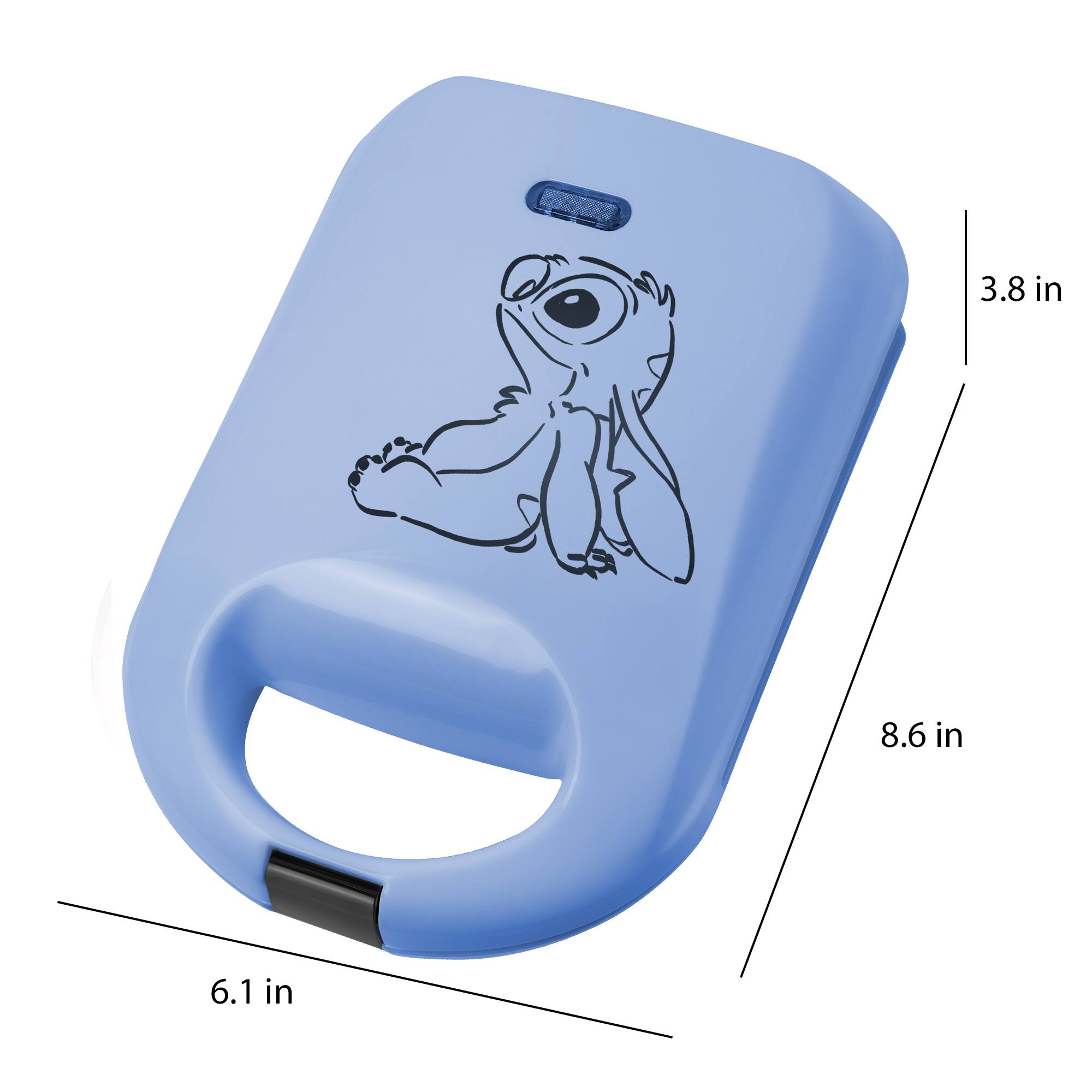 3.8 in  
8.6 in  
6.1 in