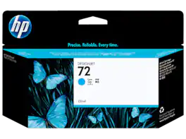 HP - 72 130-ml Cyan DesignJet Ink Cartridge, C9371A