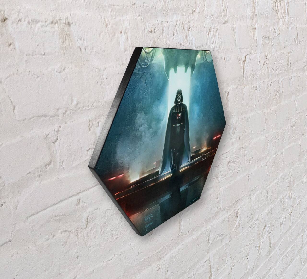 Alt View 3. Trend Setters - Star Wars (Obi-Wan Kenobi - Darkness Has Arrived) KNEXAGON® Wood Print - Multicolor.