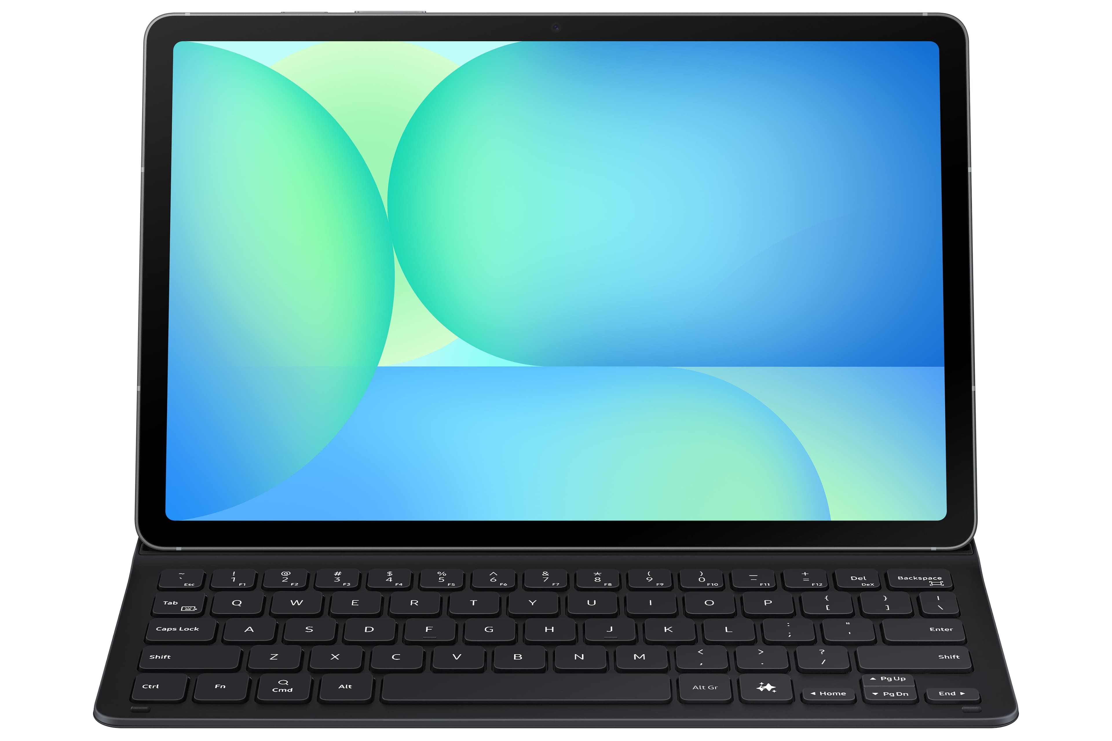 The text on the image is a keyboard layout, which includes the letters A to Z, numbers, and function keys. The layout is organized in a way that allows users to type words, numbers, and symbols efficiently. The keyboard is designed for a laptop computer, which is displayed in the image.