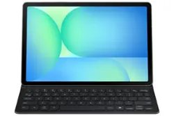 Samsung - Galaxy Tab S9 / S9 FE / S10 FE/ S10 Lite Book Cover Keyboard Slim - Black - Front_Zoom