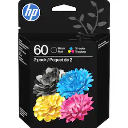 HP - 60 2-Pack Standard Capacity Ink Cartridges - Black/Tri-color