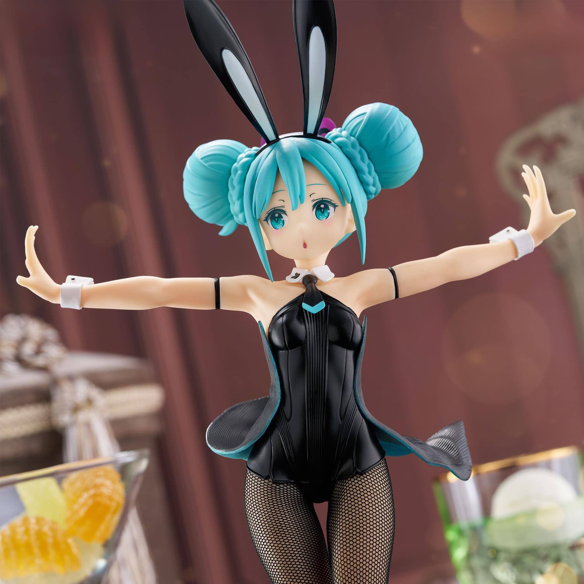 Alt View 4. Little Buddy - Vocaloid Hatsune Miku BiCute Bunnies 12-Inch PVC Figure - Black.