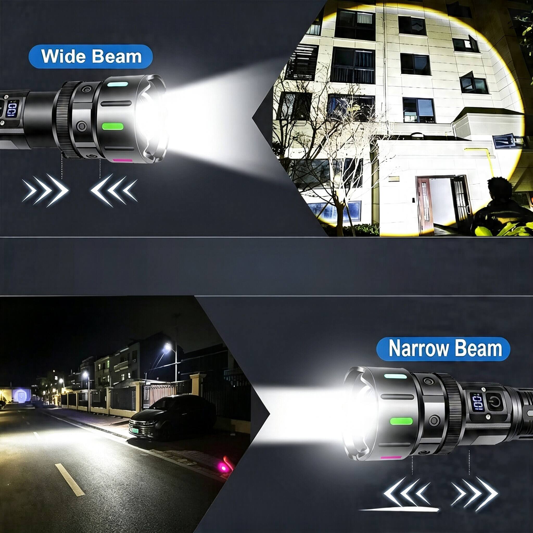 Wide Beam  
Narrow Beam