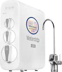 Waterdrop - G3P600 Tankless Reverse Osmosis System - White - Front_Zoom
