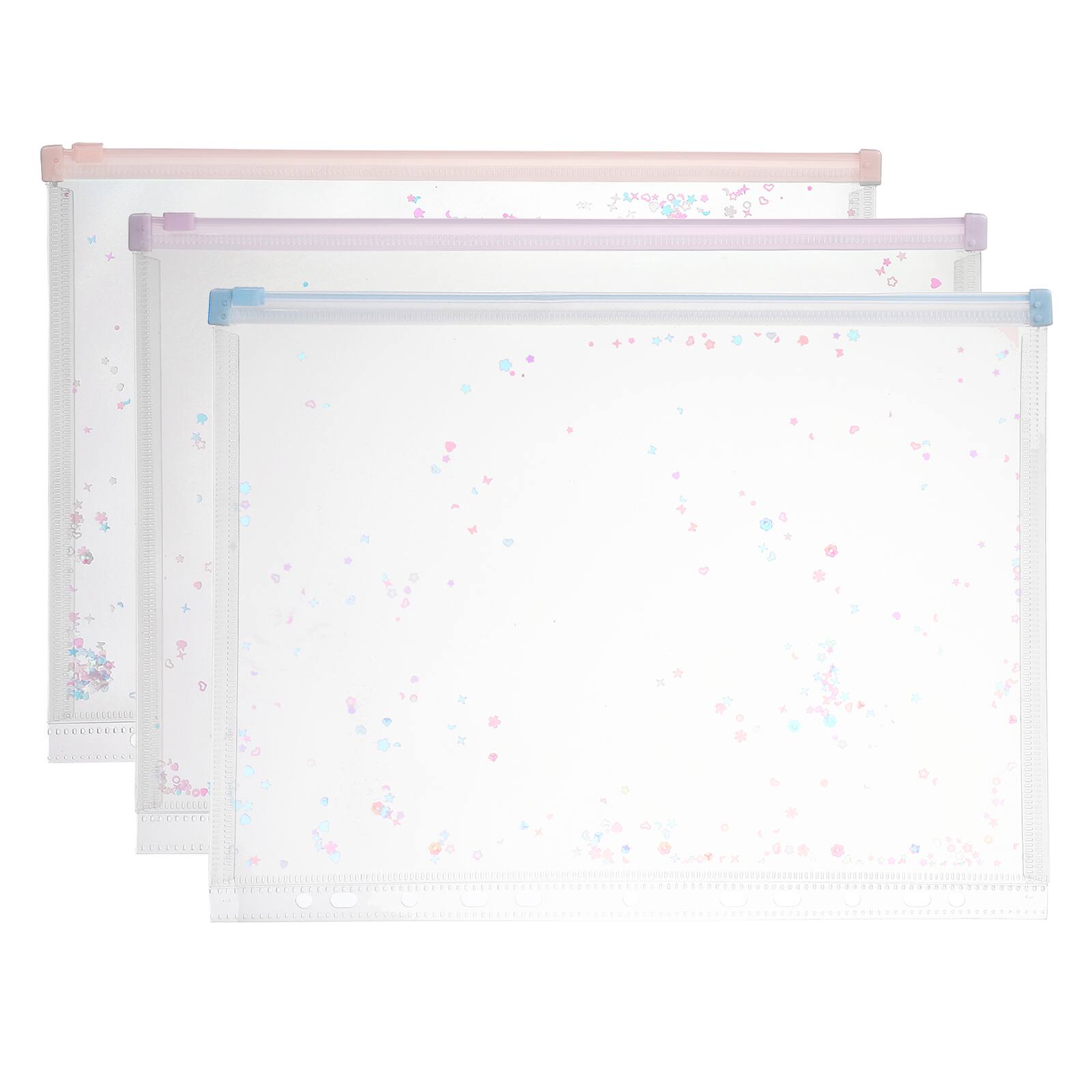 Light Pink/Light Blue/Light Purple