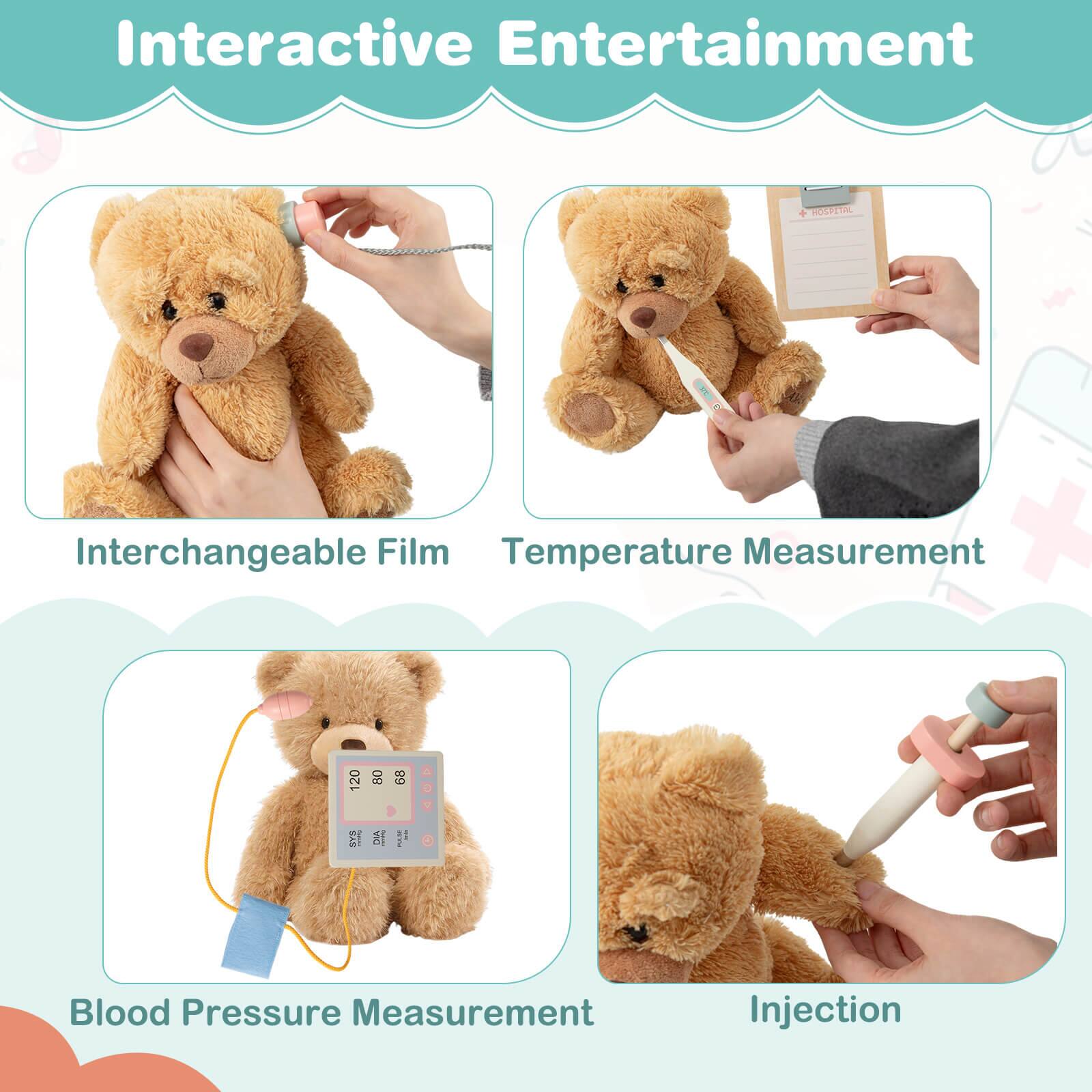 Interactive Entertainment

- Interchangeable Film
- Temperature Measurement
- Blood Pressure Measurement
- Injection