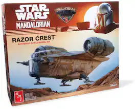 PopMarket - Star Wars: Mandalorian Razor Crest AMT Model Kit - COLLECTIBLES - Multicolor