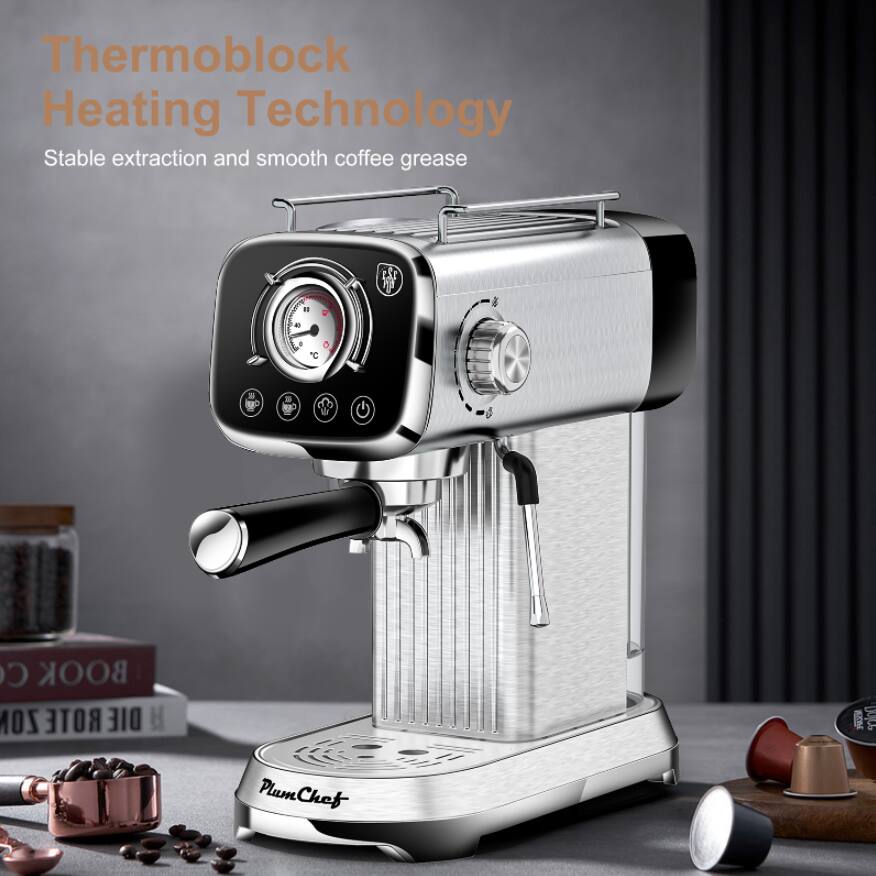 Aukfa 20 Bar Pro Espresso Machine with Milk Frother Single