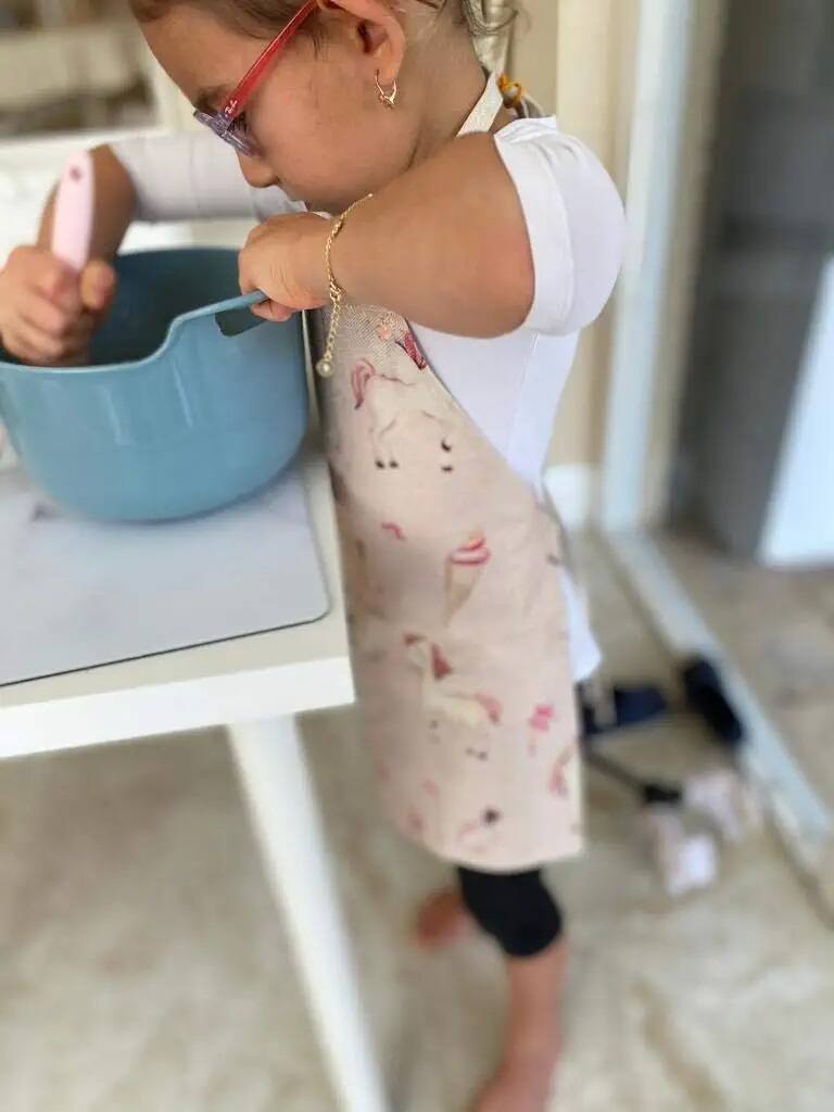 Alt View 1. Tovla Jr - Kids Baking Gift Set with Storage Case - Educational Baking Sets - with Decorating Tools Set with Apron - Unicorn - Multi-colored.