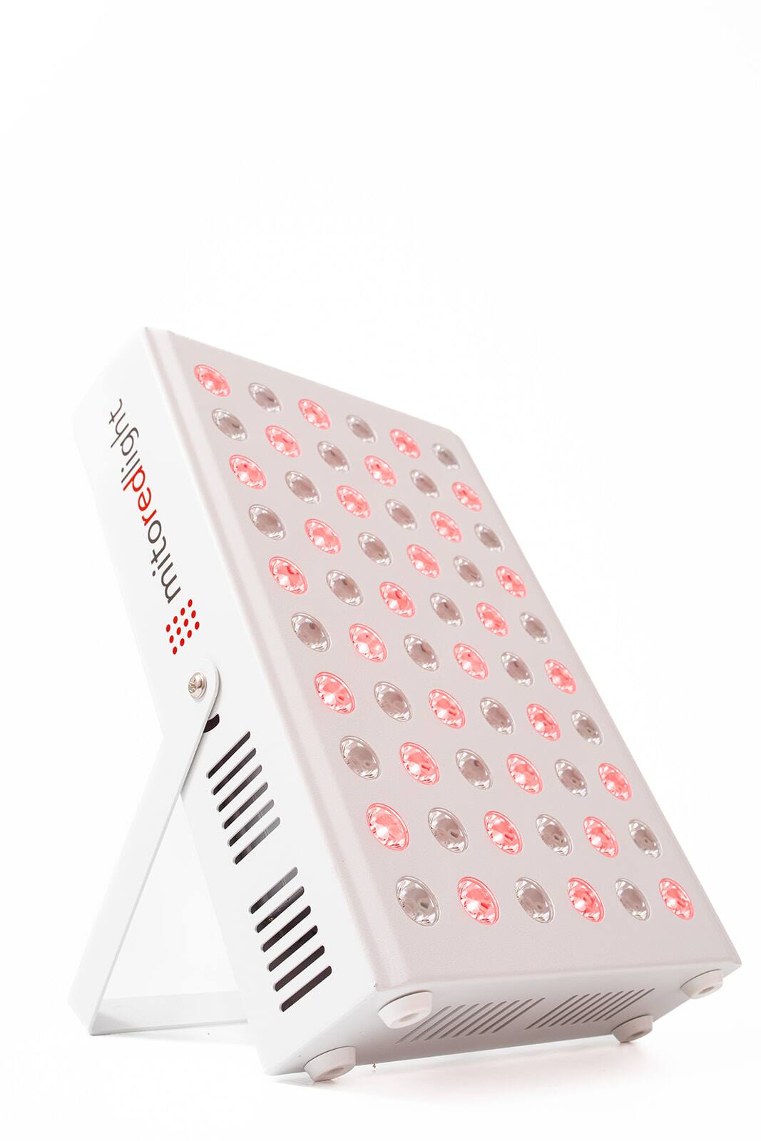 Left. Mito Red Light, LLC - MitoMIN 2.0 Red Light Panel – Red Light Therapy for Face and Neck – Red Light & Near Infrared Red Light Therapy.