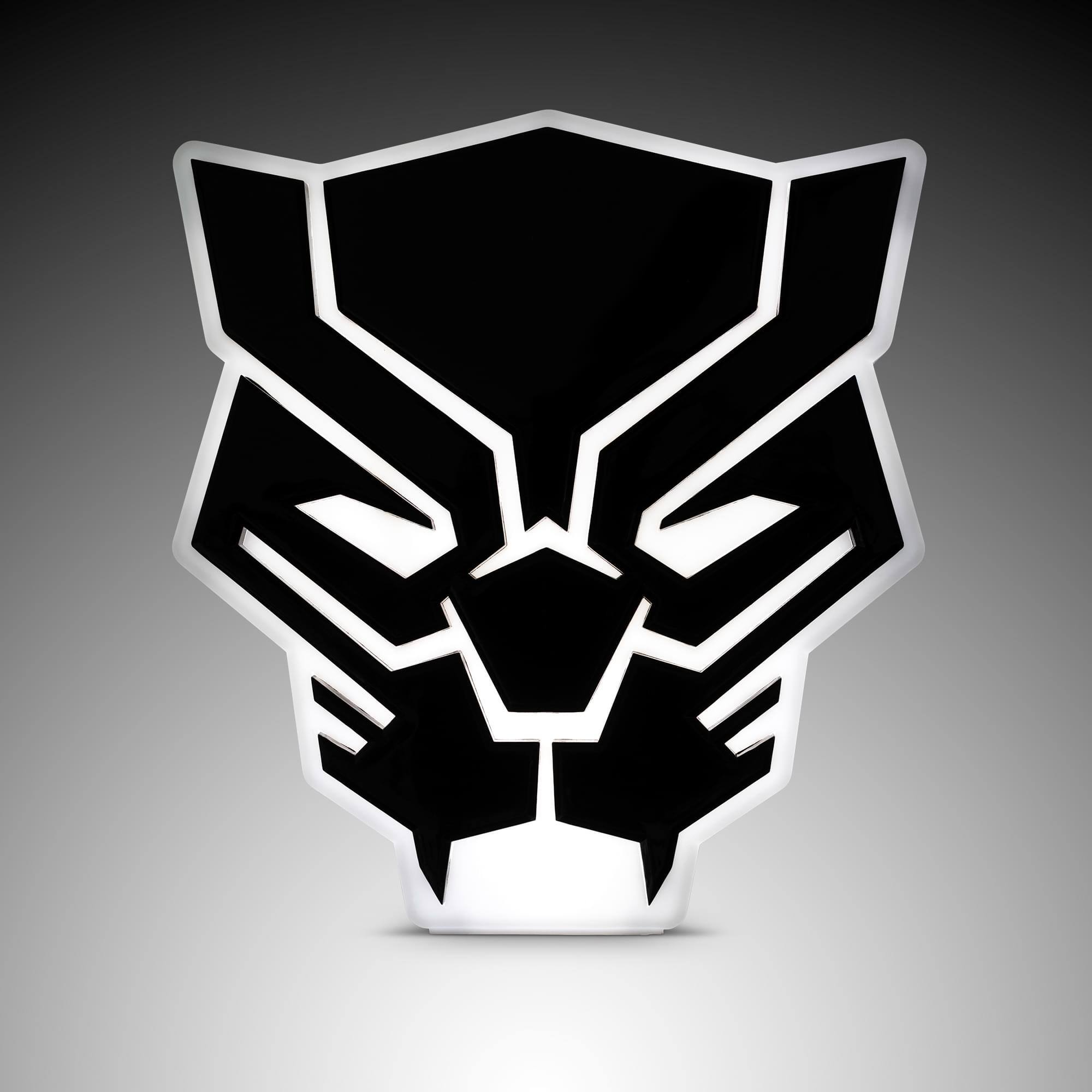 Alt View 1. Ukonic - Marvel Black Panther LED Mood Light | Black Panther Mood Light Figure | 6 Inches - Black.