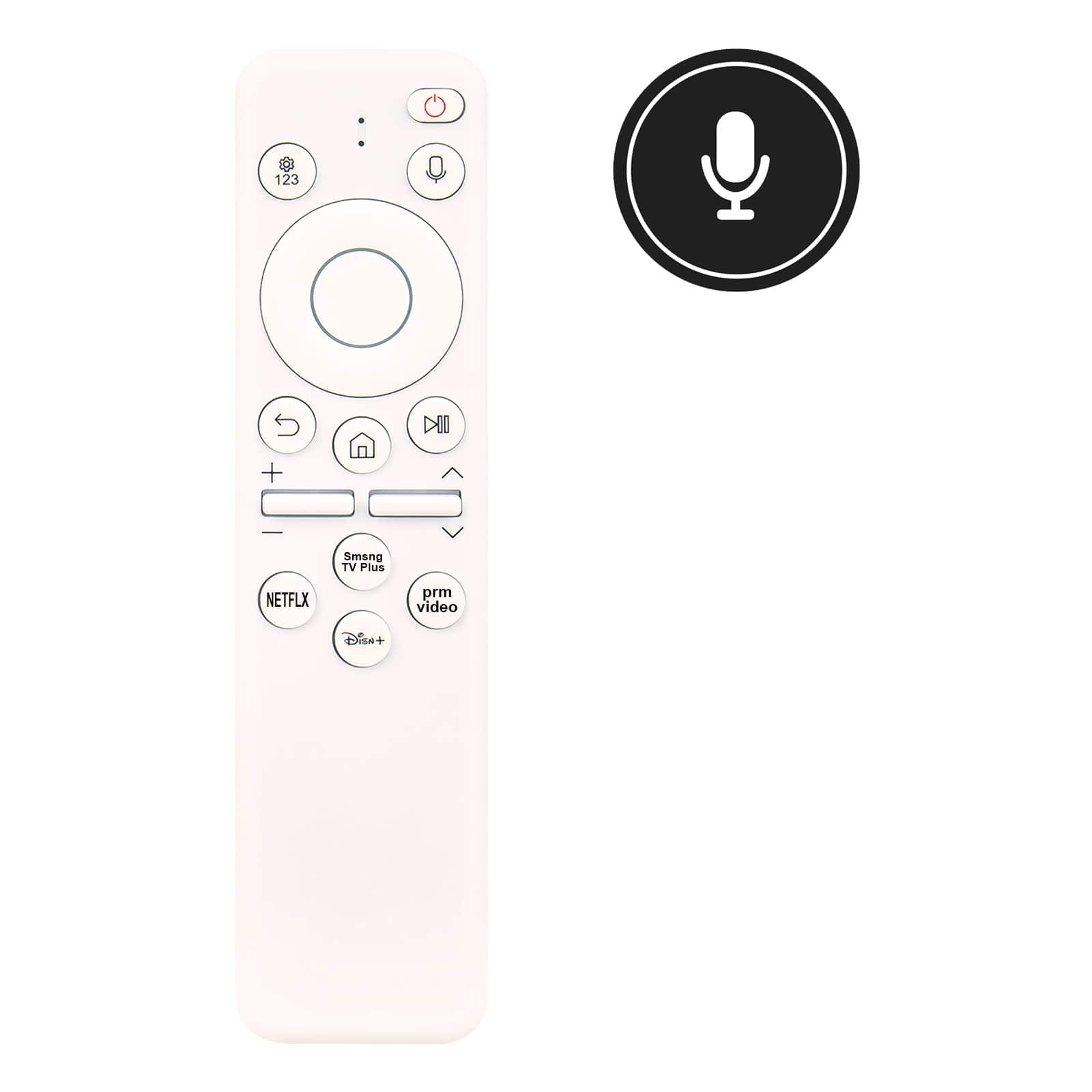VINABTY - New BN59-01439D Replaced Remote Control Fits for Samsung TV LS03C QN32LS03CB QN32LS03CBF QN32LS03CBFXZA QN32LS03CBFXZC - White