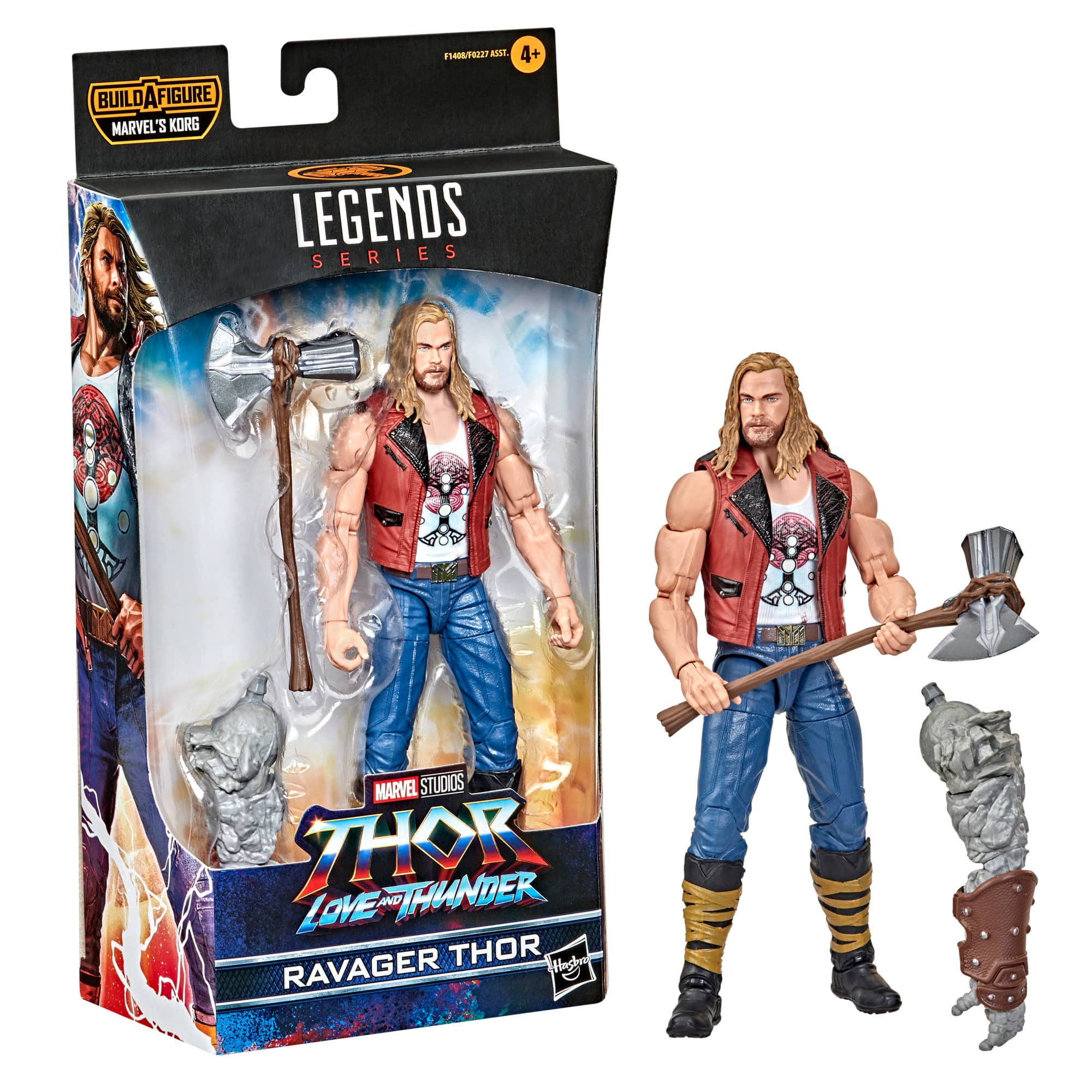Front. Marvel - Legends Series Thor: Love and Thunder Ravager Thor.