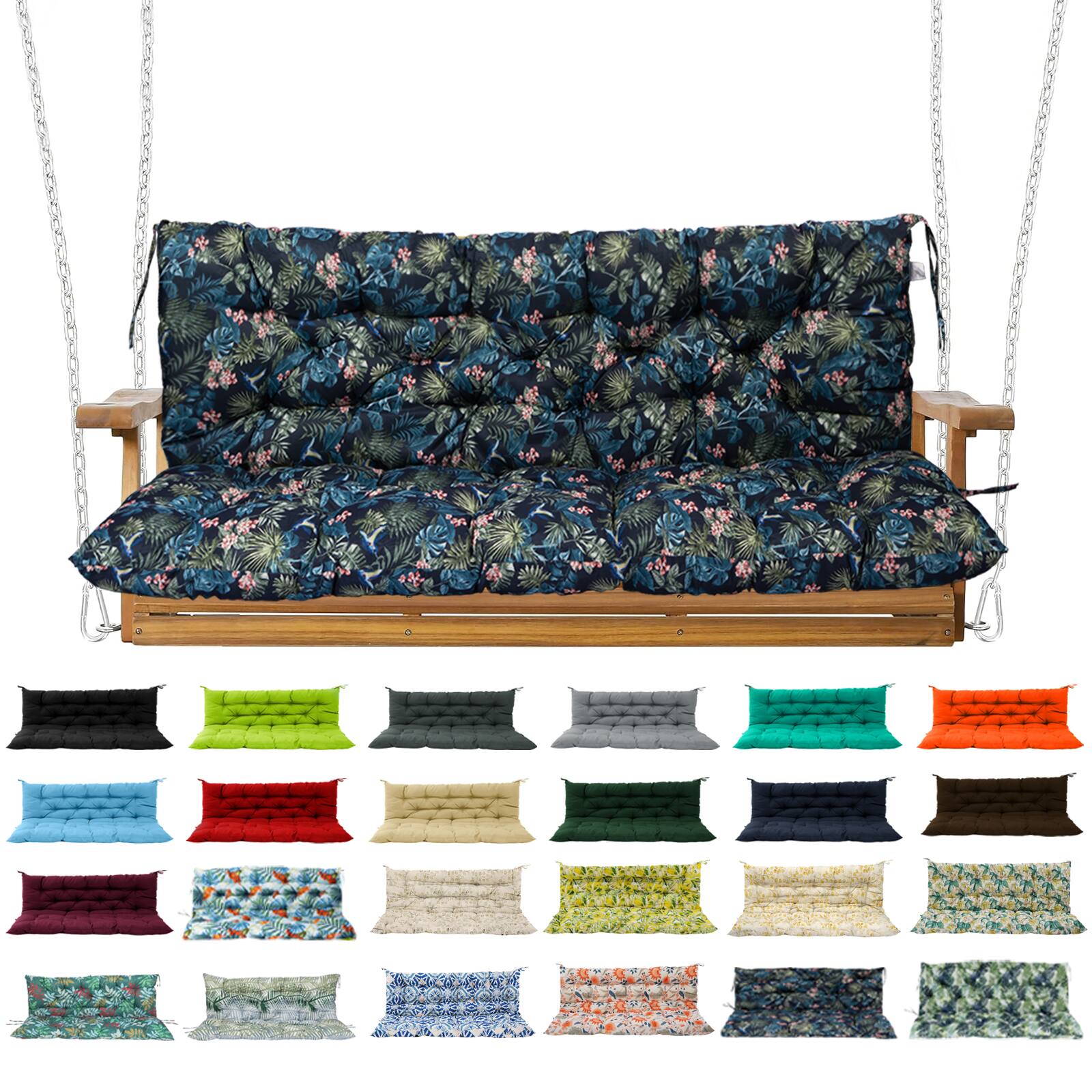 Birds and Flowers-40x40in