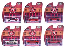 "Fire & Rescue" Series #5 Set of 6 Cars 1/64 Diecast Model Cars by Greenlight