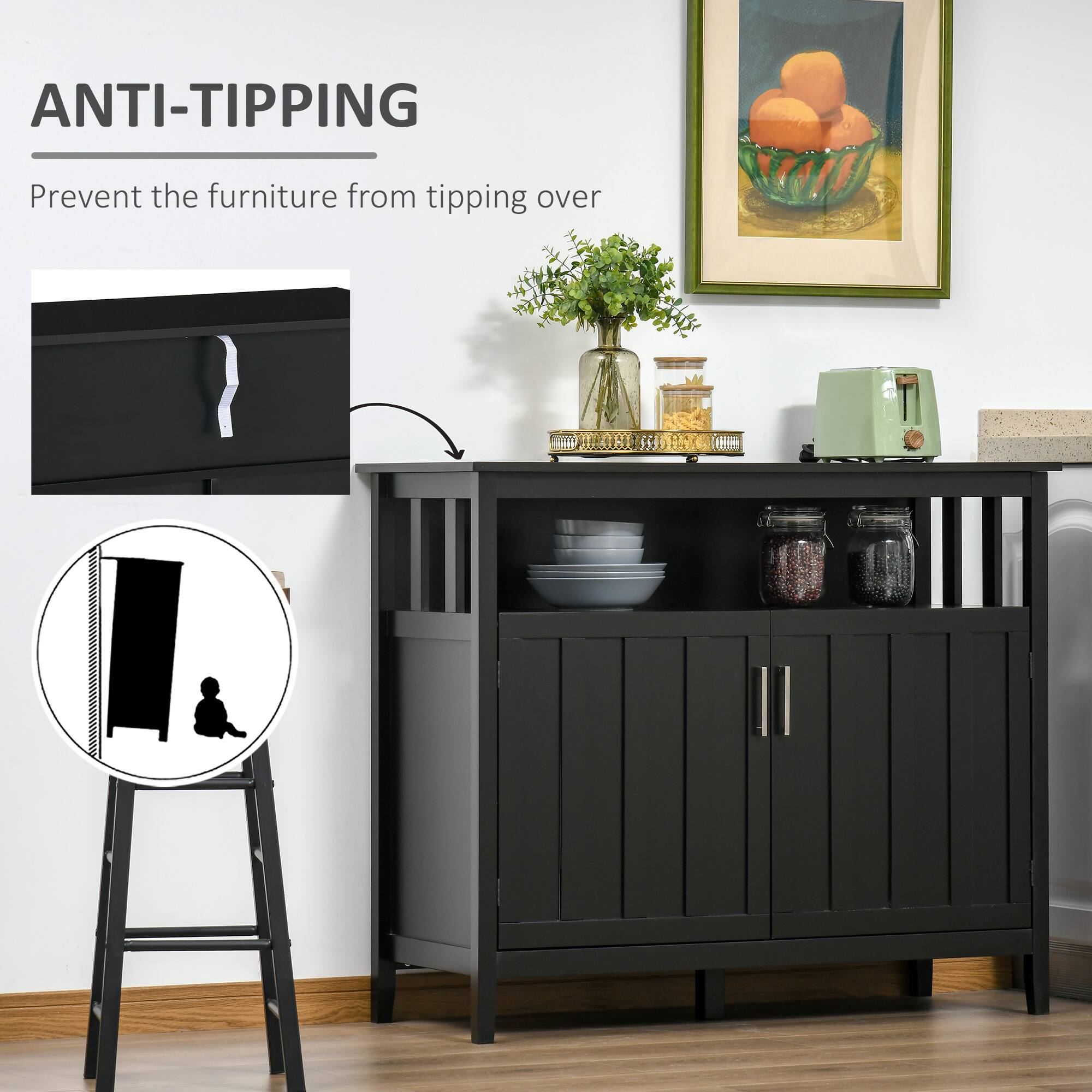 ANTI-TIPPING
Prevent the furniture from tipping over