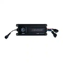 Memphis Car Audio - Memphis Audio MX400.4 Powersports 400 Watts 4-Channel Amplifier - Black/Gray