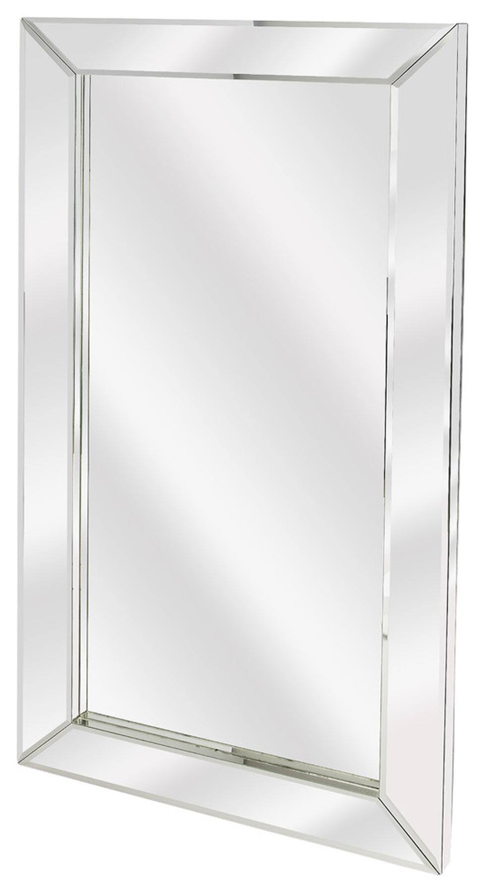 Alt View 2. Butler Specialty - Emerson 31.5 in. W x 59 in. H Rectangular Mirrored Frame Wall Mirror - Clear.