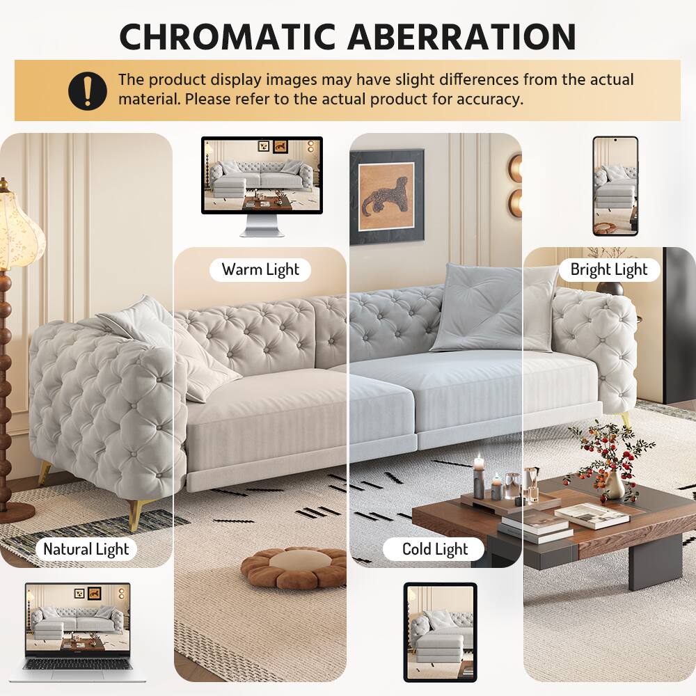 CHROMATIC ABERRATION

The product display images may have slight differences from the actual material. Please refer to the actual product for accuracy.

Warm Light  
Bright Light  
Natural Light  
Cold Light