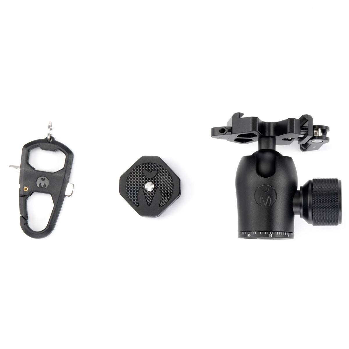 Alt View 3. 3 Legged Thing - 3 Legged Thing AirHed Pro Lever Ball Head with Detachable Lever Clamp, Darkness.