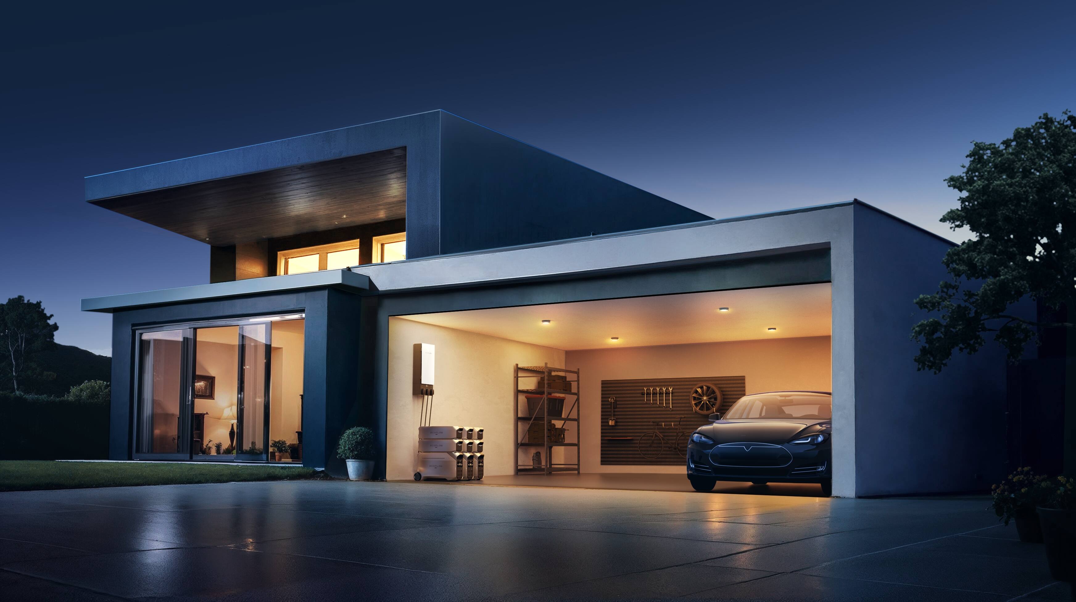 Alt View 19. EcoFlow - DELTA Pro 3 Extra Battery (4096 Wh Capacity) - Silver.