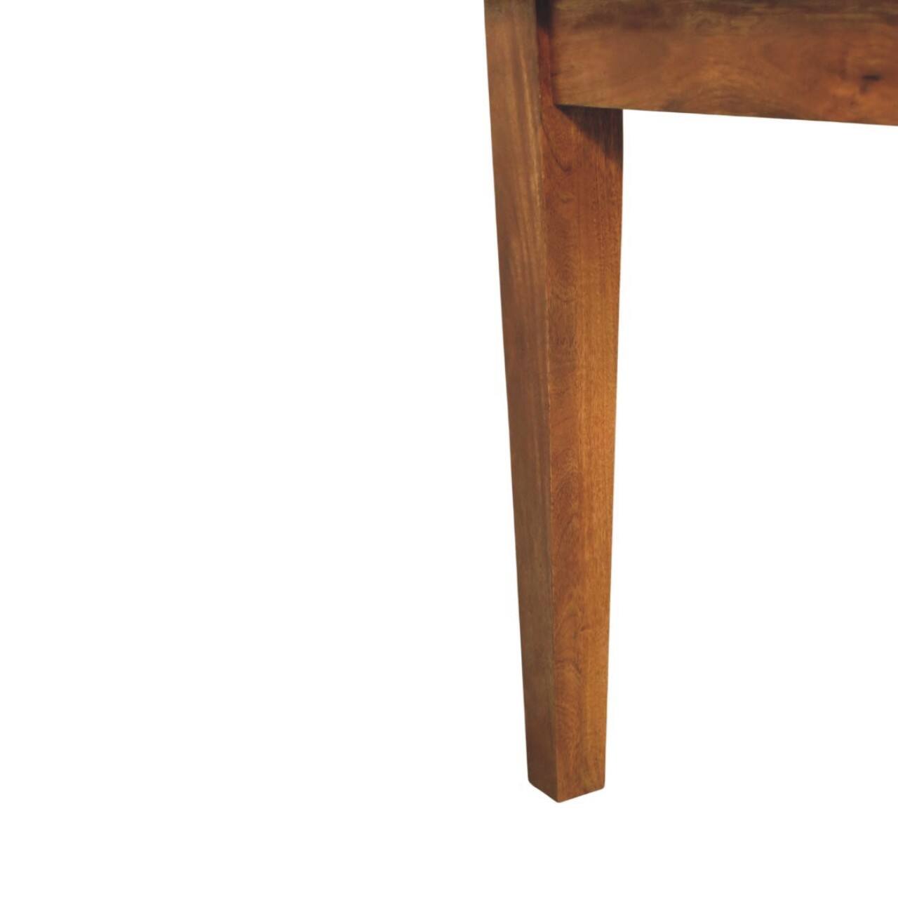 Alt View 3. Artisan Furniture - Golden Teak Solid Wood Dining Table,  Light Brown - Light Brown.