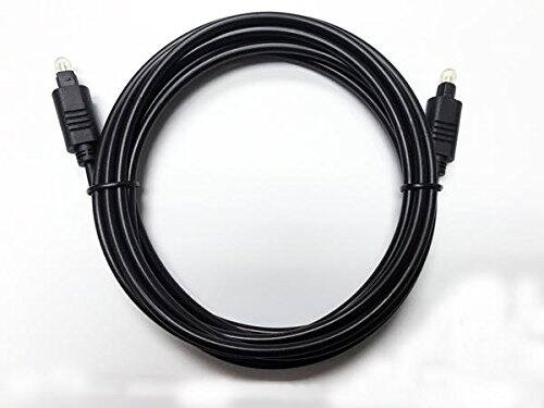 OMNIHIL - 10 Feet Long Digital Optical Cable Compatible with LG SK9Y Powered 5.1.2-Channel Sound bar