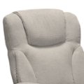 Alt View 12. Serta - Connor Upholstered Executive High-Back Office Chair with Lumbar Support - Microfiber - Gray.