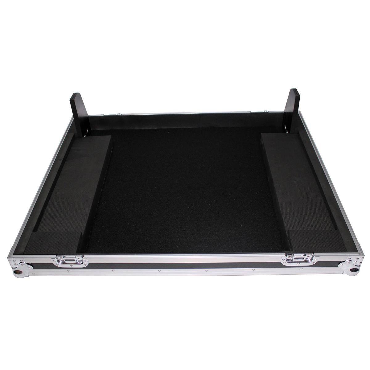 Front. ProX - ProX XS-MIDM32W ATA-300 Style Gig Ready Flight Road Case with Low Profile Wheels for Midas M32 Live Mixer Console.
