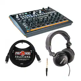 Arturia - DrumBrute Impact Analog Drum Machine with Over-Ear Headphone and Cable