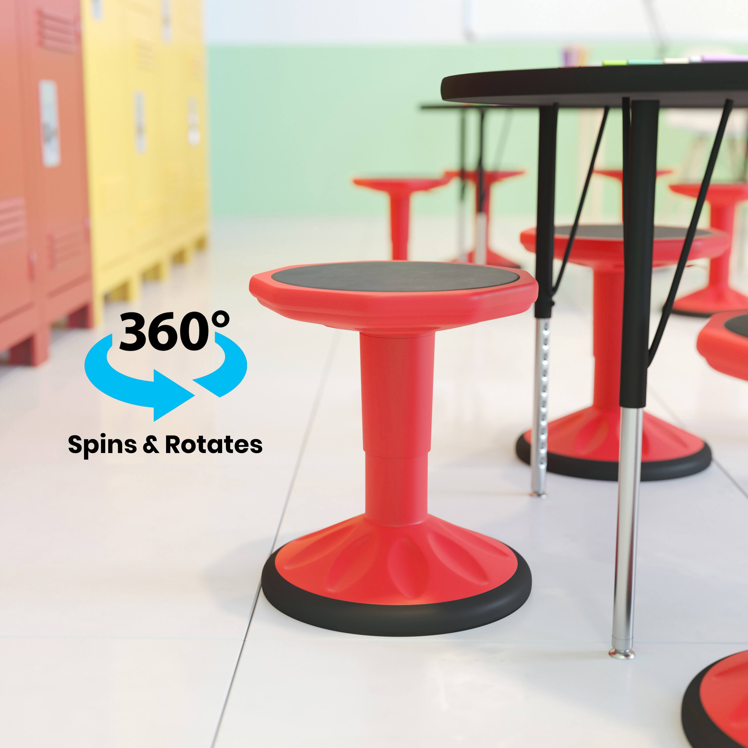 360° Spins & Rotates
