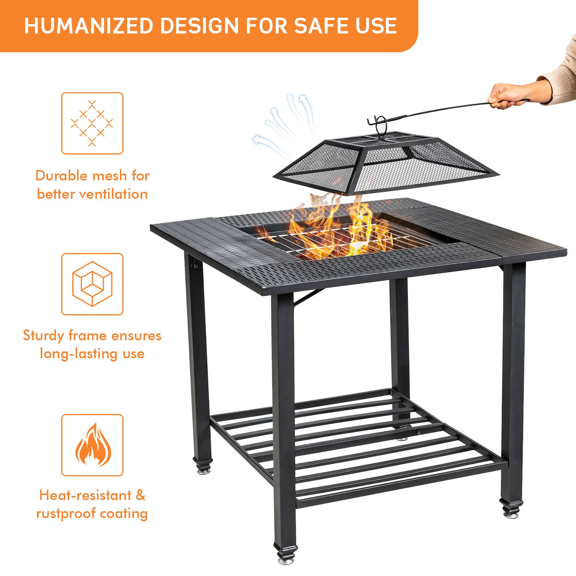 HUMANIZED DESIGN FOR SAFE USE

- Durable mesh for better ventilation
- Sturdy frame ensures long-lasting use
- Heat-resistant & rustproof coating