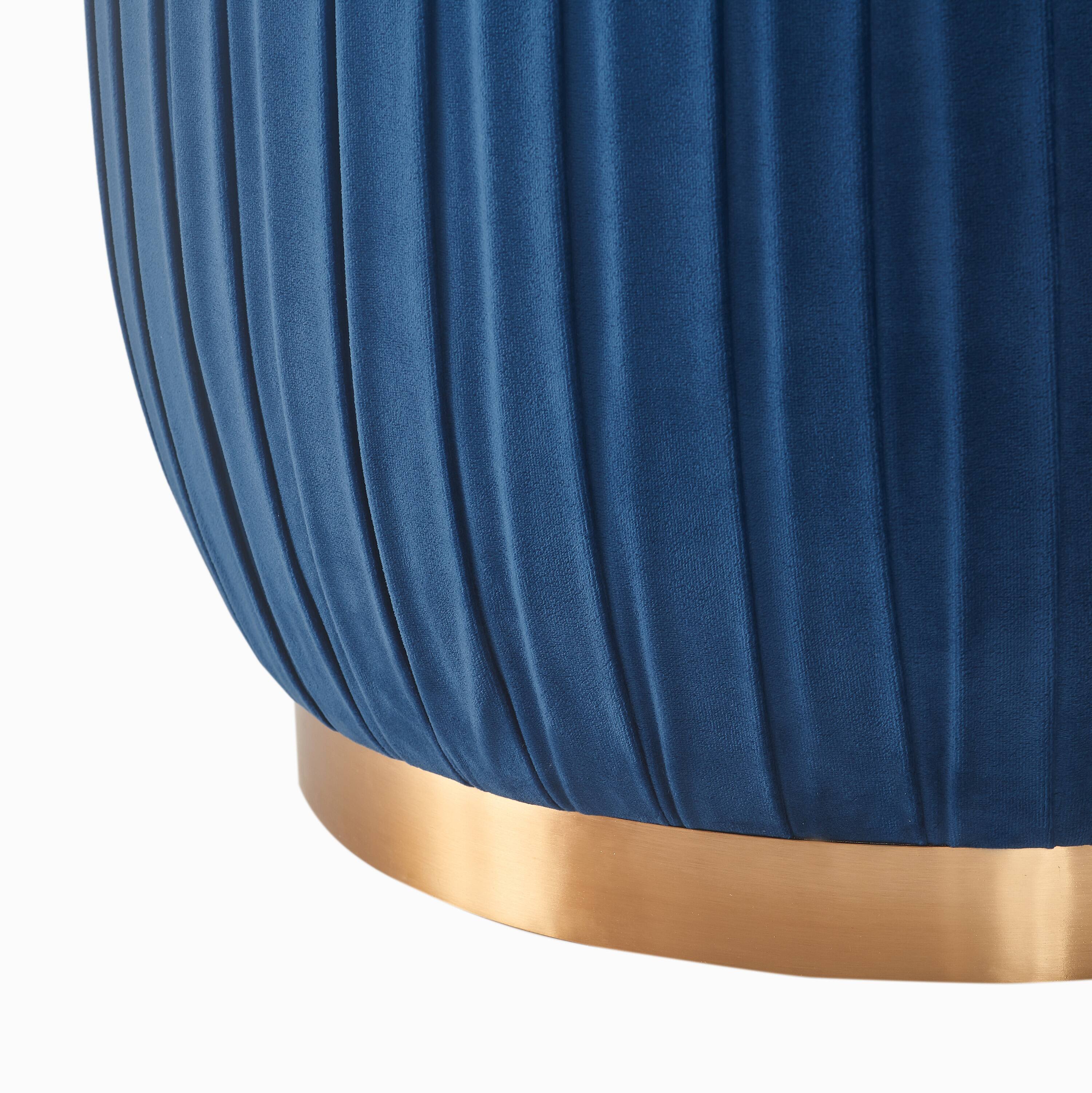 Alt View 13. Adore Decor - Jolie Ottoman - Blue.