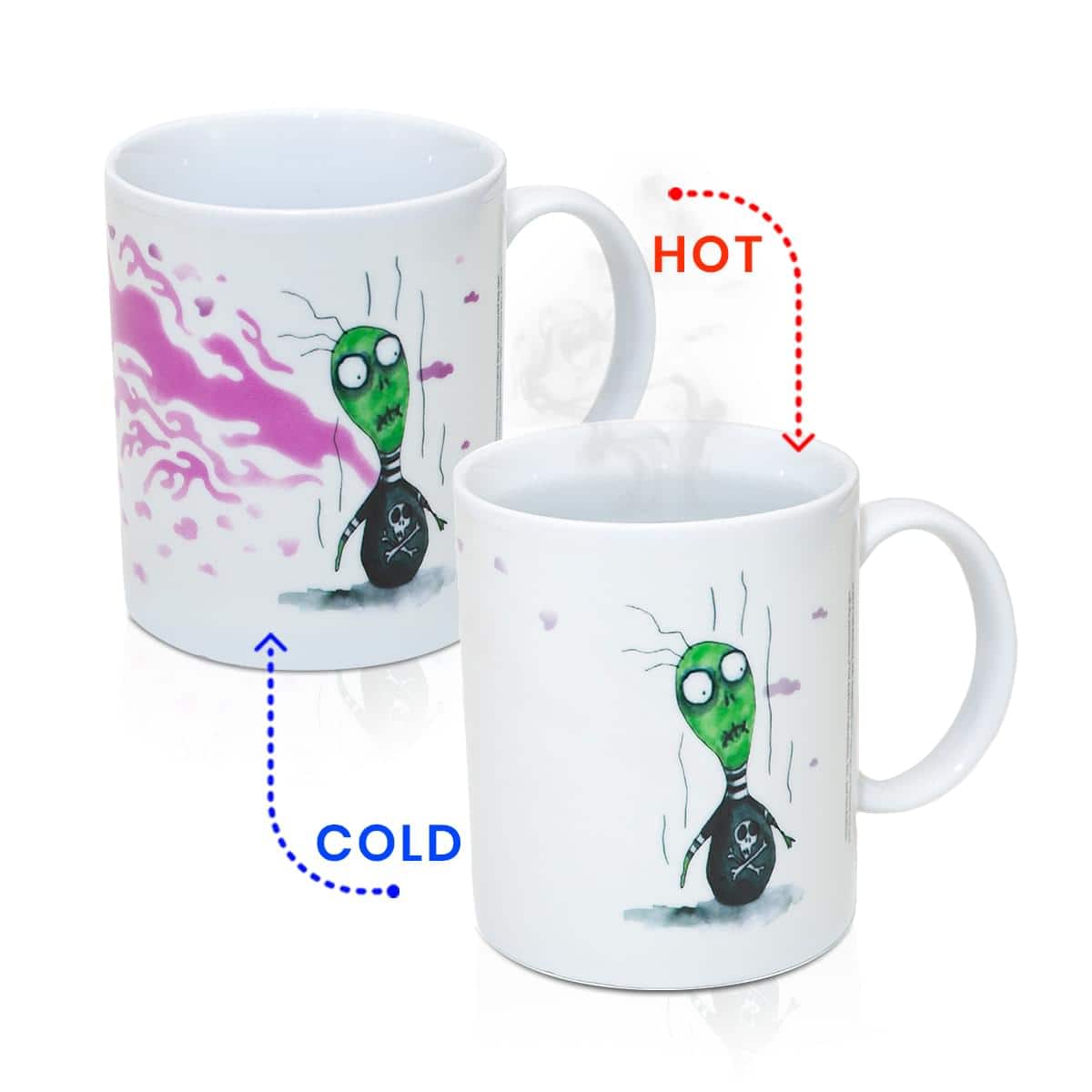 Dark Horse Comics - Tim Burton's Toxic Boy 11oz. Heat Sensitive Mug - White