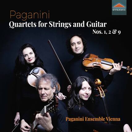 Paganini
Quartets for Strings and Guitar
Nos. 1, 2 & 9
Paganini Ensemble Vienna
DYNAMIC