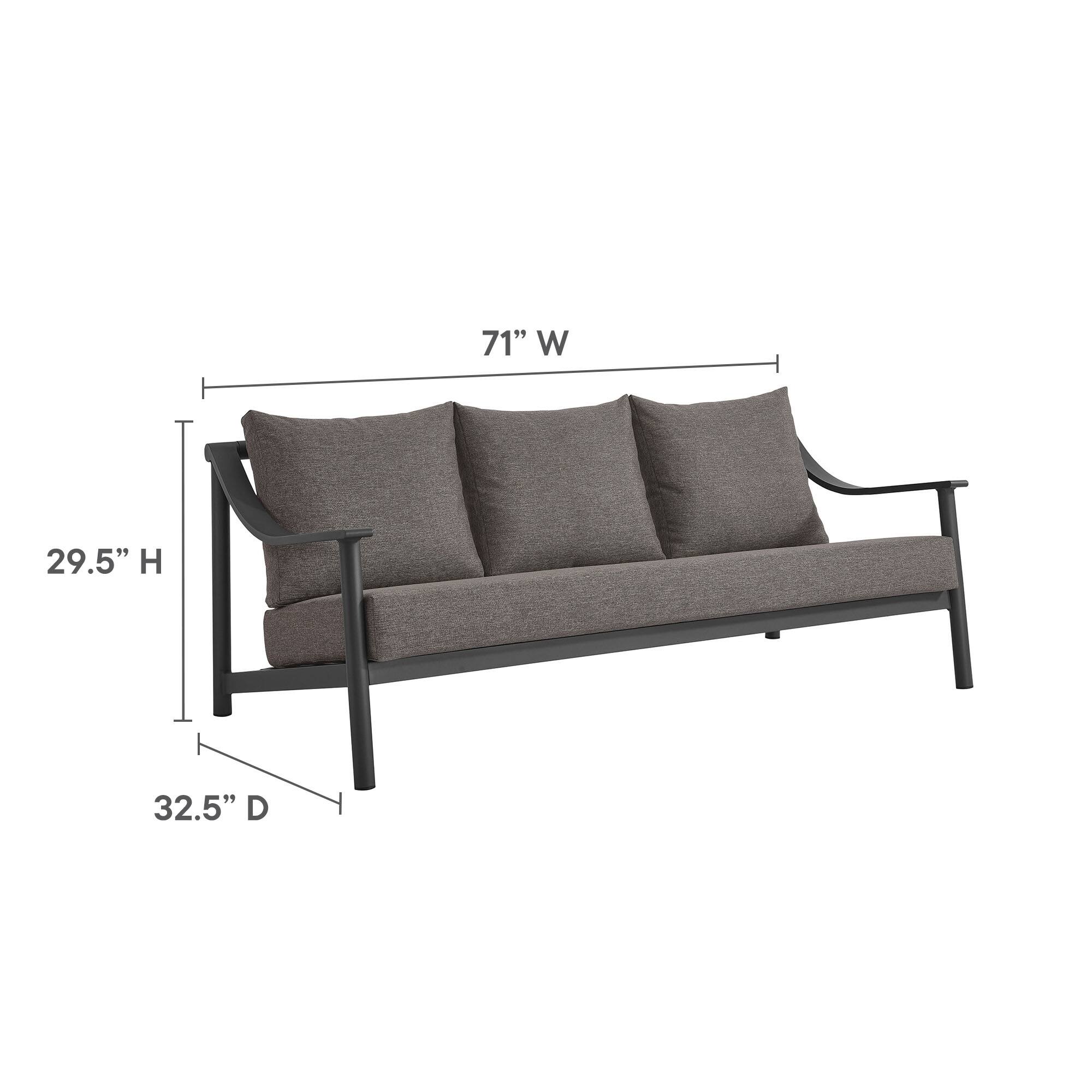 71" W x 29.5" H x 32.5" D
