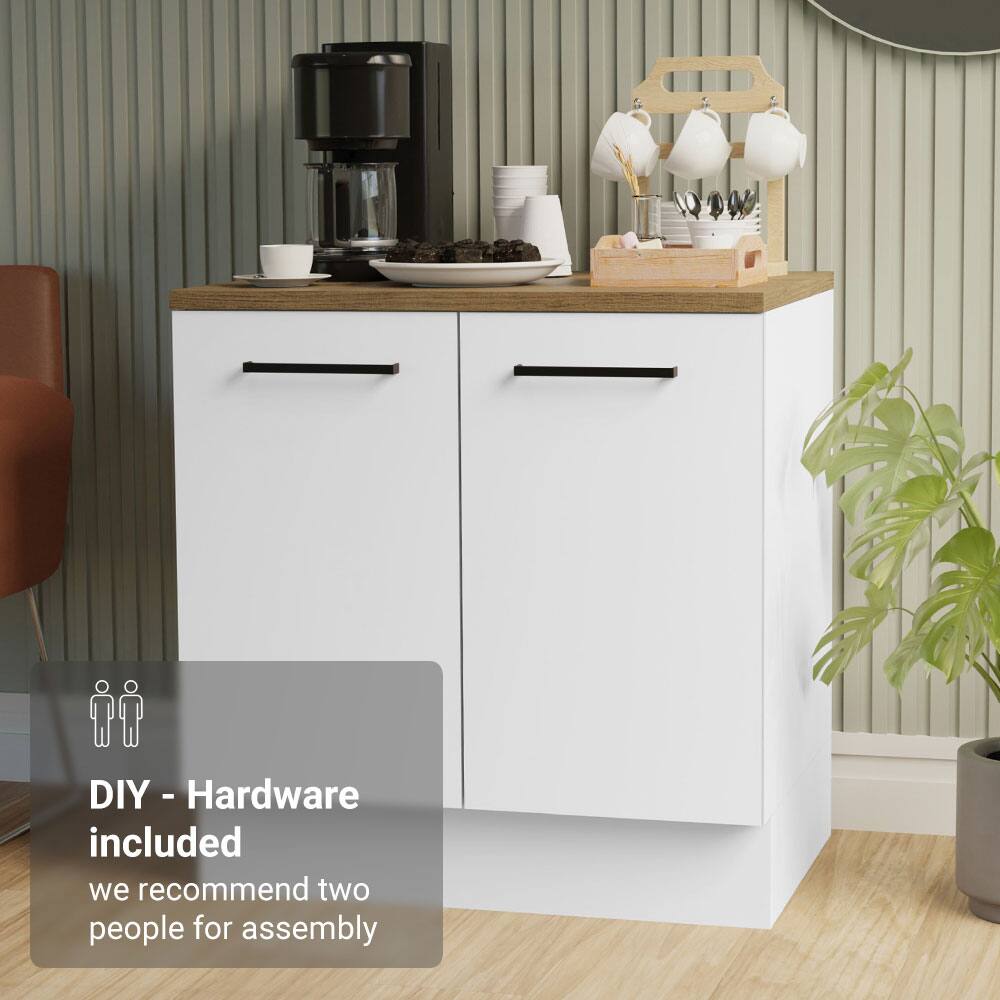 DIY - Hardware included  
we recommend two people for assembly