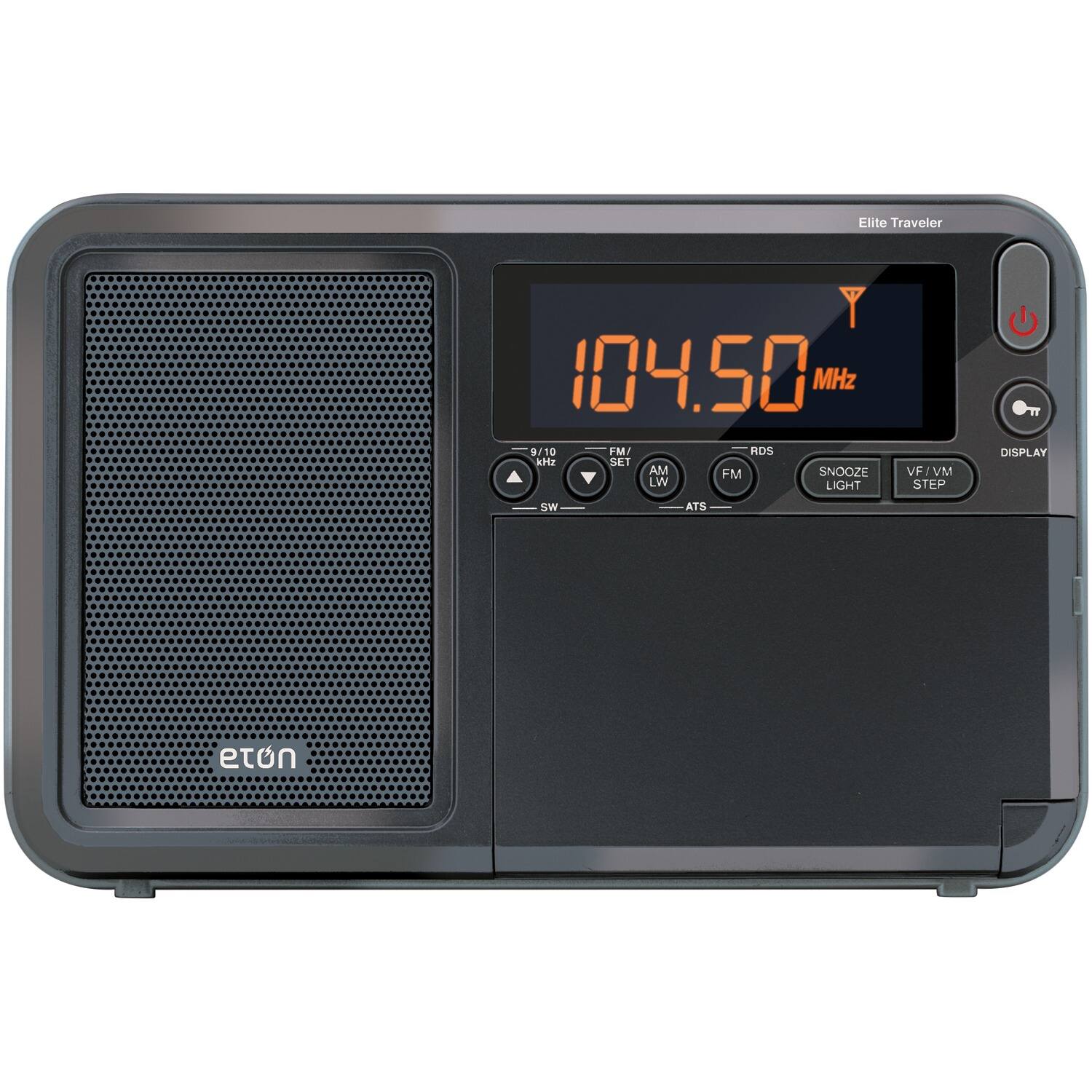 Front. Eton - Elite Traveler Radio - Gray.