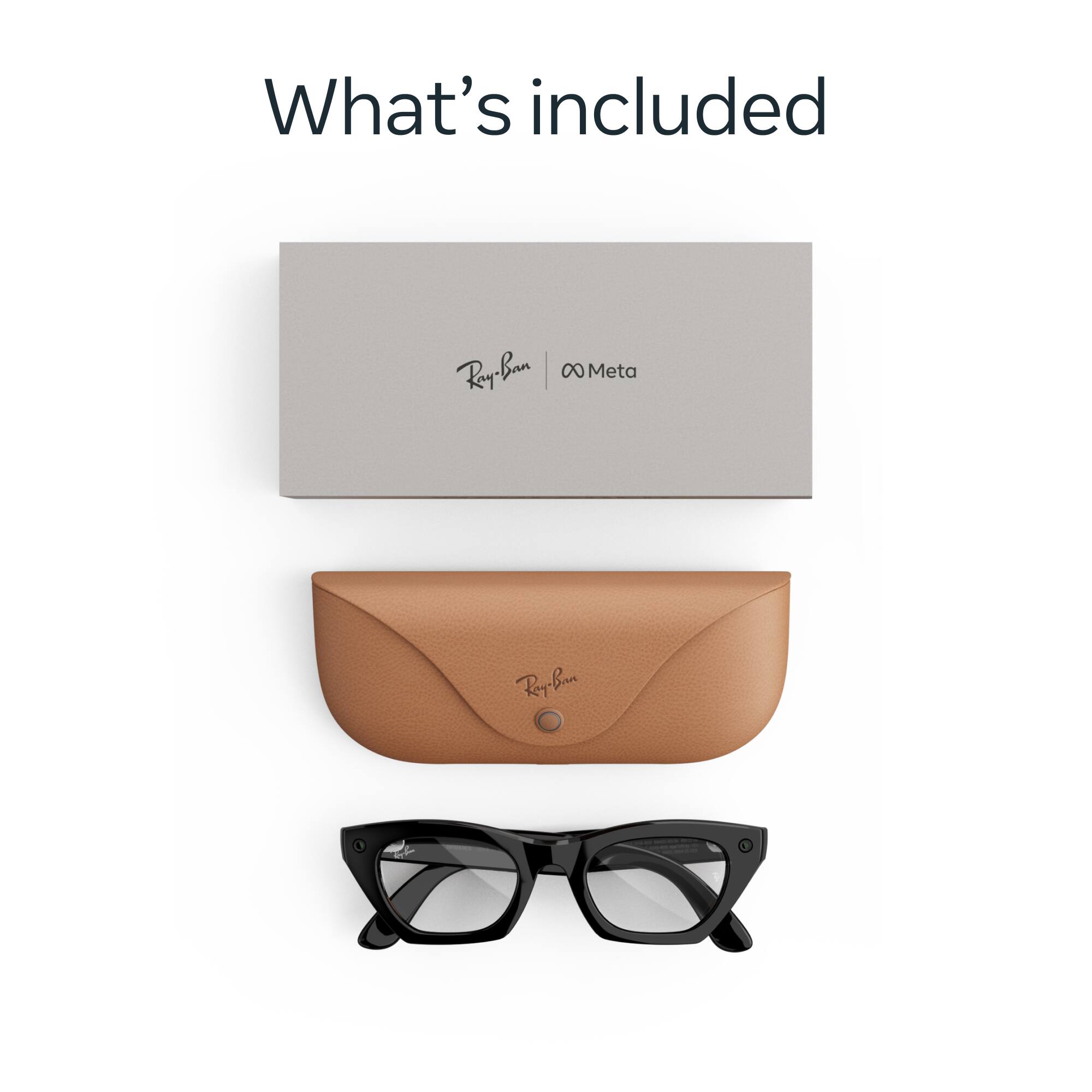 What's included

Ray-Ban 8 Meta