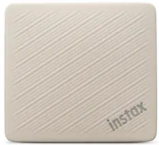 Front. Fujifilm - instax Link WIDE 2 Wireless Printer - 16982638 - Duo Beige.