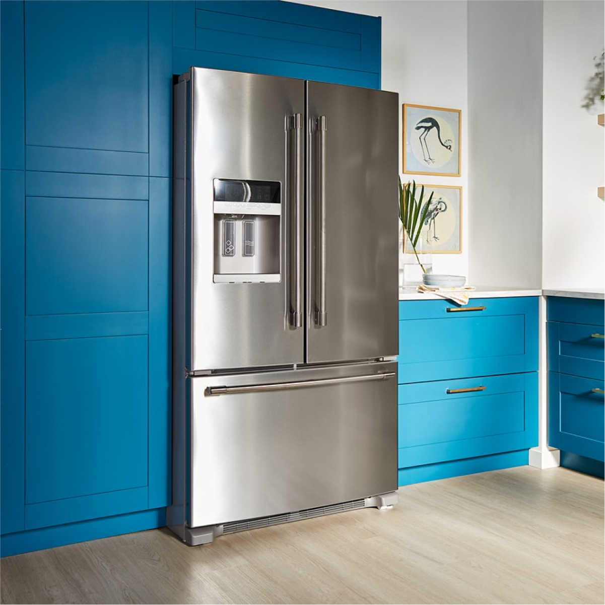 Alt View 8. Maytag - Maytag - 36- Inch Wide French Door Refrigerator with PowerCold® Feature - 25 Cu. Ft. - Fingerprint Resistant Stainless Steel.
