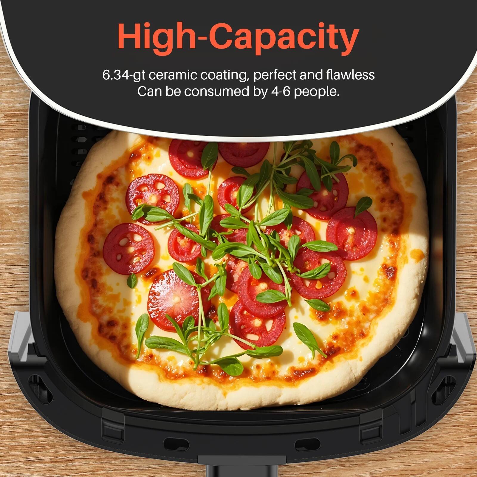 High-Capacity
6.34-gt ceramic coating, perfect and flawless
Can be consumed by 4-6 people.