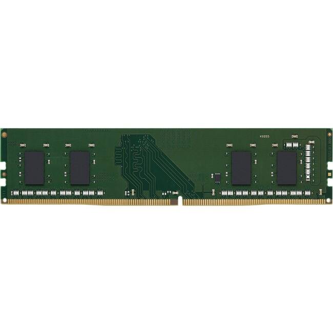 Front. Kingston - Kingston 8GB DDR4 SDRAM Memory Module - 8 GB - DDR4-3200/PC4-25600 DDR4 SDRAM - 3200 MHz - CL22 - 1.20 V - Non-ECC - Black.