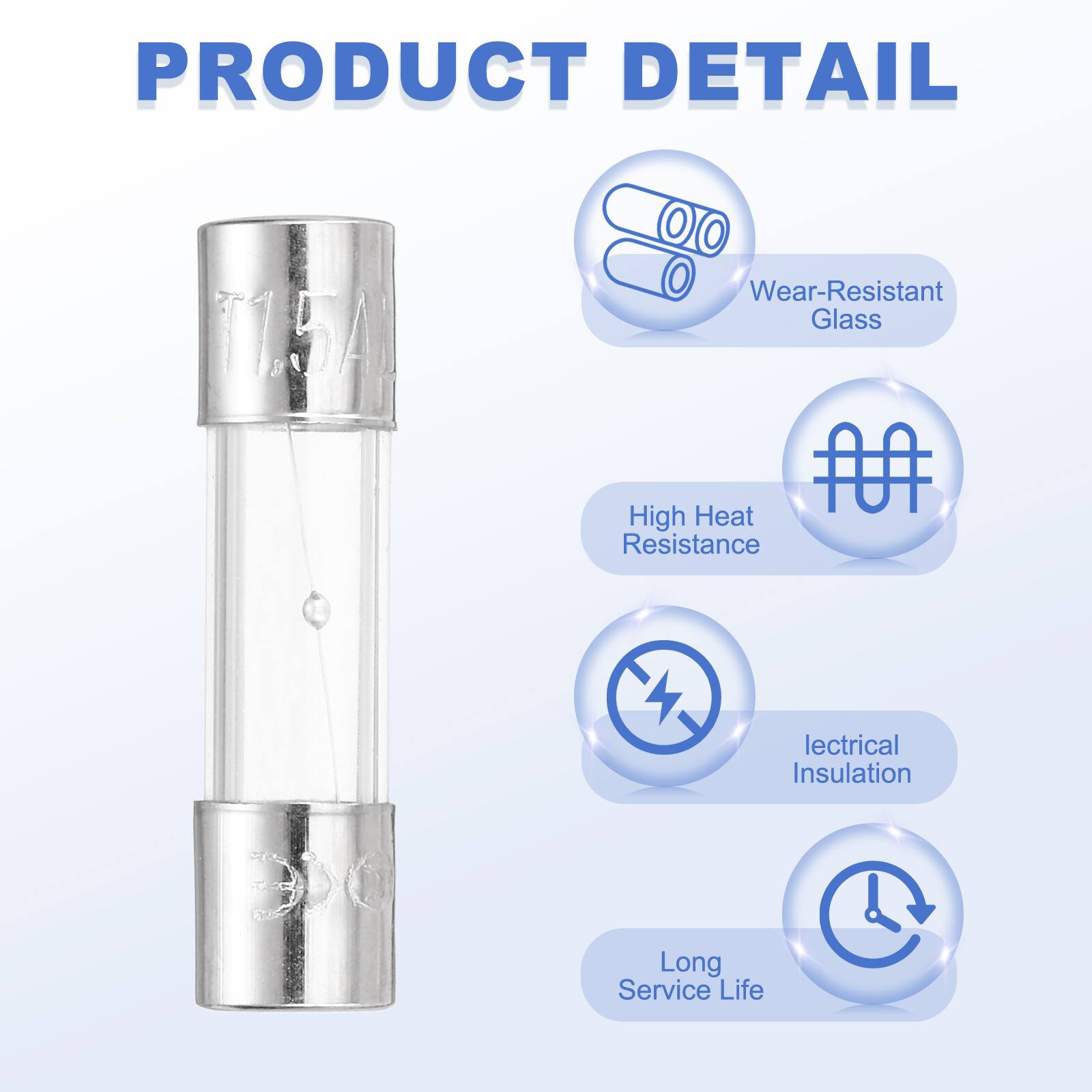 PRODUCT DETAIL

- Wear-Resistant Glass
- High Heat Resistance
- Electrical Insulation
- Long Service Life