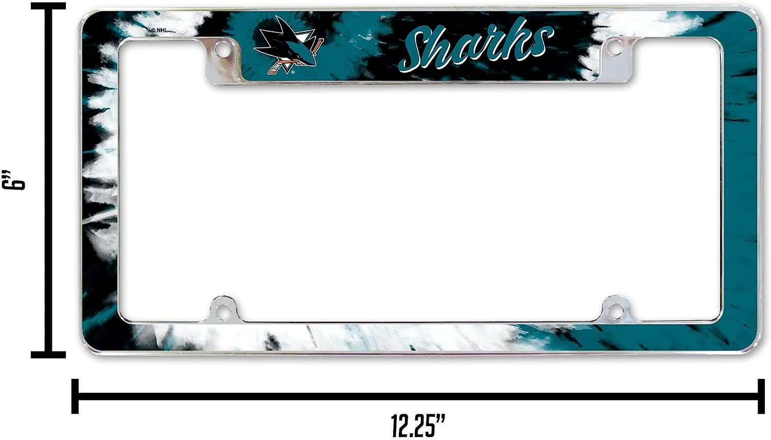 6" | NHL Sharks 12.25"