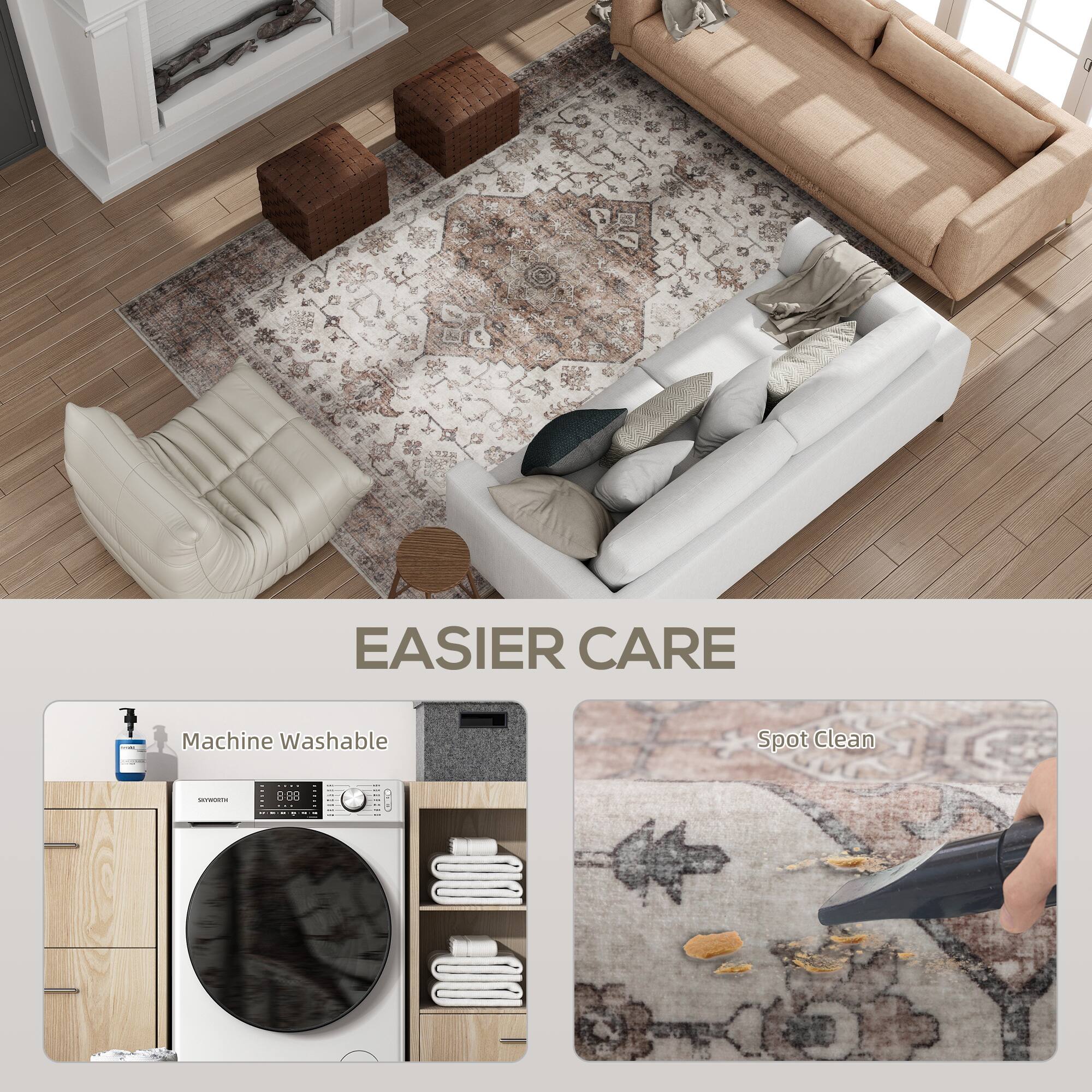 EASIER CARE
Machine Washable
Spot Clean