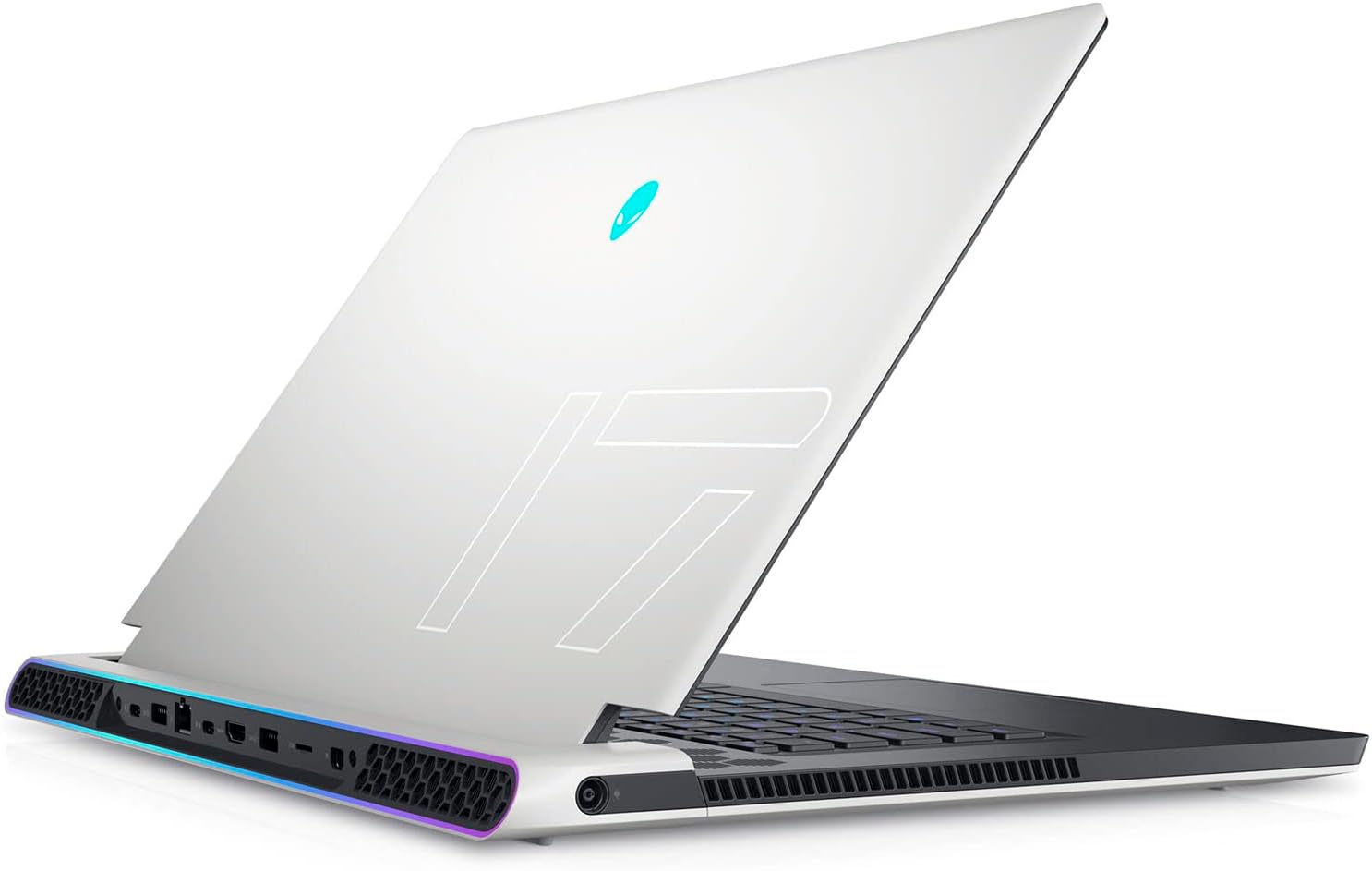 Alt View 5. Alienware - x17 R2 17.3" 480Hz FHD RGB Gaming Laptop - Intel Core i9-12900H with NVIDIA GeForce RTX 3080 - 32GB RAM - 1TB SSD - Black.